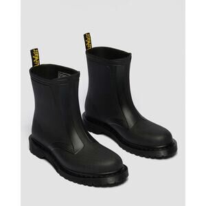 Dr. Martens Black Chelsea Rain Boots
